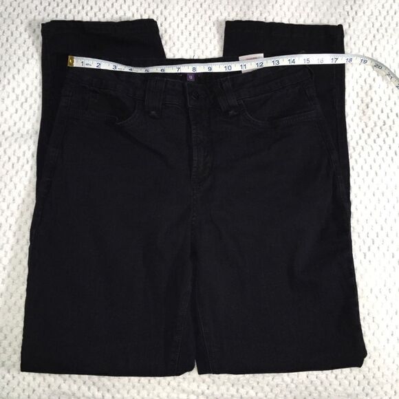 NYDJ Jeans Straight Size 12 Black - Picture 5 of 10